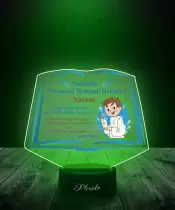 Komunia Święta Pamiątka Dla Chłopca Lampka LED Plexido - 3