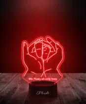 Lampka LED 3D Plexido Prezent dla Mamy na Dzień Matki