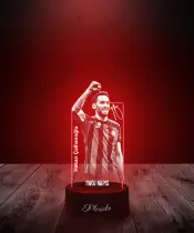 Lampka LED 3D Plexido Piłkarz Hakan Calhanoglu Reprezentacja Euro - 3