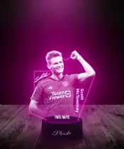 Lampka LED 3D Plexido Piłkarz Scott Mctominay Reprezentacja Euro - 2