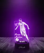Lampka LED 3D Plexido Piłkarz Florin Andone Reprezentacja Euro - 3