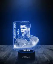 Lampka LED 3D Plexido Piłkarz Alvaro Morata Reprezentacja Euro
