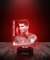 Lampka LED 3D Plexido Piłkarz Alvaro Morata Reprezentacja Euro - 2
