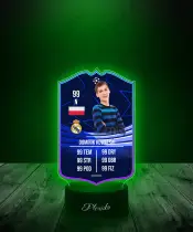 Lampka LED Plexido Piłka Nożna FIFA Twoje Zdjęcie UCL Totgs - 3