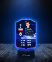 Lampka LED Plexido Piłka Nożna FIFA Twoje Zdjęcie UCL Totgs - 2