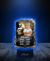 Lampka LED Plexido Piłka Nożna FIFA Twoje Zdjęcie Thunderstruck - 2