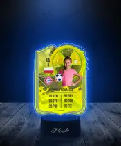 Lampka LED Plexido Piłka Nożna FIFA Twoje Zdjęcie Radioactive - 2