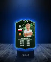 Lampka LED Plexido Piłka Nożna FIFA Twoje Zdjęcie Pundit Picks - 2