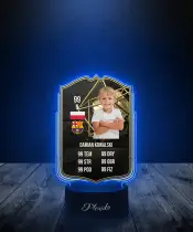 Lampka LED Plexido Piłka Nożna FIFA Twoje Zdjęcie Team of the Week Gold - 2