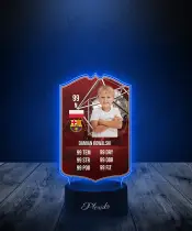 Lampka LED Plexido Piłka Nożna FIFA Twoje Zdjęcie FUT Champions Silver - 3