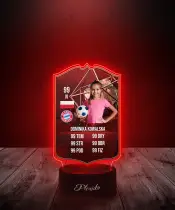 Lampka LED Plexido Piłka Nożna FIFA Twoje Zdjęcie FUT Champions Bronze - 2