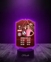 Lampka LED Plexido Piłka Nożna FIFA Twoje Zdjęcie FUT Champions Bronze - 3