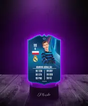 Lampka LED Plexido Piłka Nożna FIFA Twoje Zdjęcie UWCL RTTK - 2