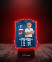 Lampka LED Plexido Piłka Nożna FIFA Twoje Zdjęcie UWCL RTTF