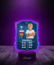 Lampka LED Plexido Piłka Nożna FIFA Twoje Zdjęcie UWCL RTTF - 2