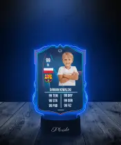 Lampka LED Plexido Piłka Nożna FIFA Twoje Zdjęcie UWCL RTTF - 3