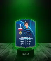 Lampka LED Plexido Piłka Nożna FIFA Twoje Zdjęcie UCL WOTM - 3