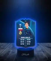 Lampka LED Plexido Piłka Nożna FIFA Twoje Zdjęcie UCL WOTM - 2