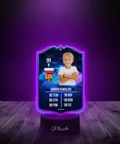 Lampka LED Plexido Piłka Nożna FIFA Twoje Zdjęcie Champions League RTTF - 2