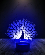 Lampka LED 3D Plexido Paw - 1