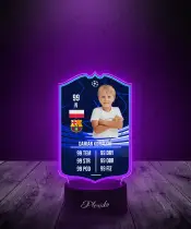 Lampka LED Plexido Piłka Nożna FIFA Twoje Zdjęcie Champions League POTM - 2