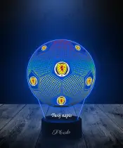 Lampka LED 3D Plexido z Nadrukiem Piłka Nożna Reprezentacja Szkocja Euro 2024 - 2