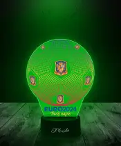 Lampka LED 3D Plexido z Nadrukiem Piłka Nożna Reprezentacja Hiszpanii Euro 2024