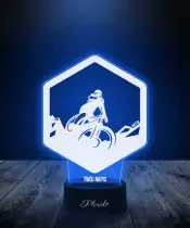 Lampka LED 3D Plexido Igrzyska Olimpijskie 2024 MTB Rower