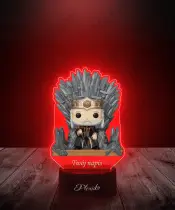 Lampka LED 3D Plexido z Nadrukiem Gra o Tron Ród Smoka Viserys