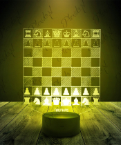 Lampka LED 3D Plexido Szachy - 1