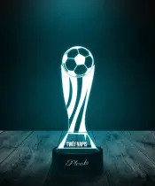 Lampka LED 3D Plexido Piłka Nożna Puchar Euro 2024 - 2