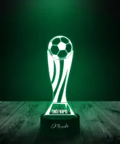 copy of 3D-Plexido-LED-Lampe Fußball Polen EM 2024 - 3