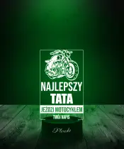 Lampka LED Plexido Upominek Na Dzień Ojca Motocykl