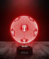 Lampka LED 3D Plexido Piłka Nożna Reprezentacja Włoch Euro 2024