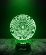 Lampka LED 3D Plexido Piłka Nożna Reprezentacja Węgier Euro 2024