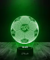 Lampka LED 3D Plexido Piłka Nożna Reprezentacja Szwajcarii Euro 2024