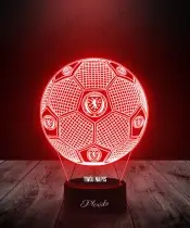 Lampka LED 3D Plexido Piłka Nożna Reprezentacja Szkocji Euro 2024