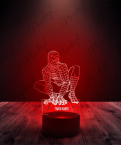 Lampka LED 3D Plexido Spider Man - 2