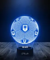 Lampka LED 3D Plexido Piłka Nożna Reprezentacja Albanii Euro 2024 - 3