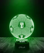 Lampka LED 3D Plexido Piłka Nożna Reprezentacja Reprezentacja Włochy Euro 2024