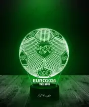 Lampka LED 3D Plexido Piłka Nożna Reprezentacja Szwajcaria Euro 2024 - 2