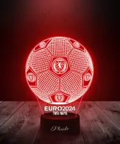 Lampka LED 3D Plexido Piłka Nożna Reprezentacja Szkocja Euro 2024 - 2
