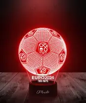 Lampka LED 3D Plexido Piłka Nożna Reprezentacja Słowenia Euro 2024 - 1