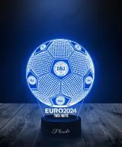 Lampka LED 3D Plexido Piłka Nożna Reprezentacja Dania Euro 2024 - 2