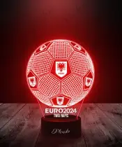 Lampka LED 3D Plexido Piłka Nożna Reprezentacja Albania Euro 2024 - 2