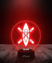 Lampka LED 3D Plexido Igrzyska Olimpijskie Dyscyplina Wioślarstwo - 1