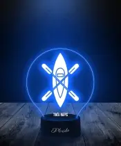 Lampka LED 3D Plexido Igrzyska Olimpijskie Dyscyplina Wioślarstwo - 3