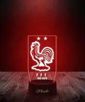 Lampka LED 3D Plexido Piłka Nożna Reprezentacja Francji Euro 2024 - 2