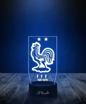 Lampka LED 3D Plexido Piłka Nożna Reprezentacja Francji Euro 2024 - 3