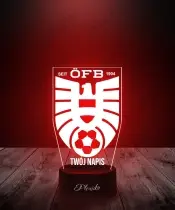 Lampka LED 3D Plexido Piłka Nożna Reprezentacja Austria Euro 2024 - 2